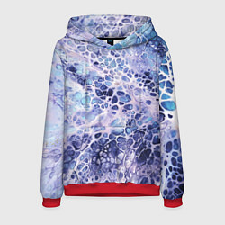 Мужская толстовка Абстракция текстура воды и мрамора