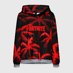 Толстовка-худи мужская Fortnite tropic red, цвет: 3D-меланж