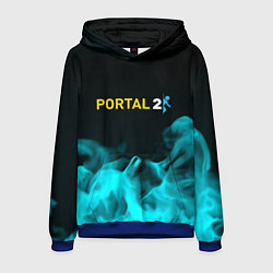 Мужская толстовка Portal fire blue