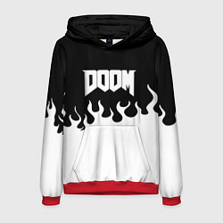 Мужская толстовка Doom fire white