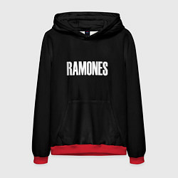 Мужская толстовка Ramones white logo