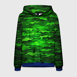 Мужская толстовка Зелёные водоросли-камуфляж