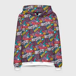 Толстовка-худи мужская Сомнения, цвет: 3D-белый