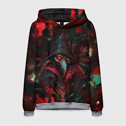 Мужская толстовка Чумной доктор с пылающим взором