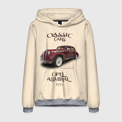 Мужская толстовка Классические автомобиль 1939 года Opel Admiral
