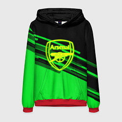 Мужская толстовка Arsenal geometry line green