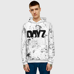 Толстовка-худи мужская DayZ dirty ice, цвет: 3D-белый — фото 2