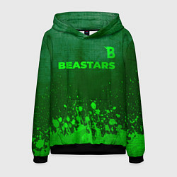 Мужская толстовка Beastars - green gradient посередине