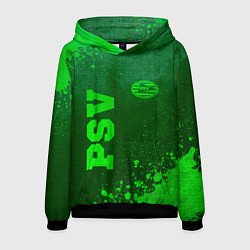 Толстовка-худи мужская PSV - green gradient вертикально, цвет: 3D-черный