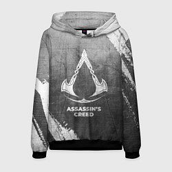 Толстовка-худи мужская Assassins Creed - grey gradient, цвет: 3D-черный