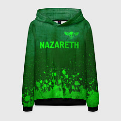 Мужская толстовка Nazareth - green gradient посередине