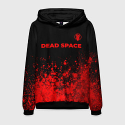 Толстовка-худи мужская Dead Space - red gradient посередине, цвет: 3D-черный