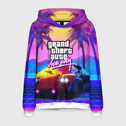 Мужская толстовка Vice city retro wave Lambo