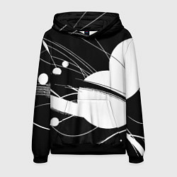 Мужская толстовка Black and white vanguard abstraction - ai art fant