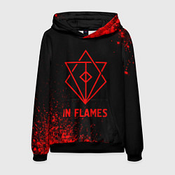 Мужская толстовка In Flames - red gradient