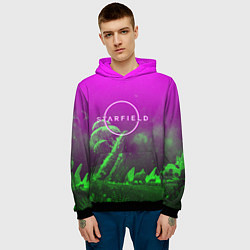 Толстовка-худи мужская Starfield space rpg, цвет: 3D-черный — фото 2