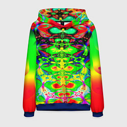 Мужская толстовка Оптический фрактал кислота