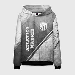 Мужская толстовка Atletico Madrid - grey gradient вертикально