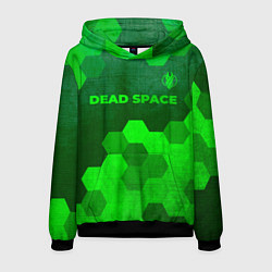 Мужская толстовка Dead Space - green gradient посередине