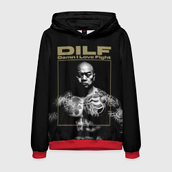 Мужская толстовка DILF - damn I love fights
