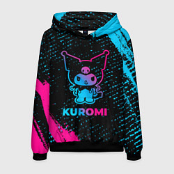 Мужская толстовка Kuromi - neon gradient