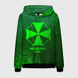 Мужская толстовка Resident Evil - green gradient