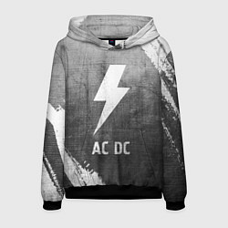 Мужская толстовка AC DC - grey gradient