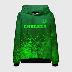 Мужская толстовка Chelsea - green gradient посередине