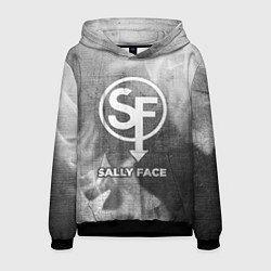 Мужская толстовка Sally Face - grey gradient