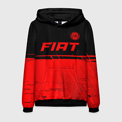 Мужская толстовка Fiat - red gradient посередине