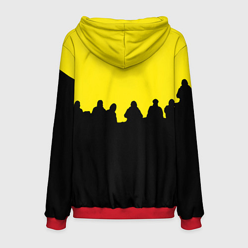 Мужская толстовка Twenty one pilots rock steel / 3D-Красный – фото 2