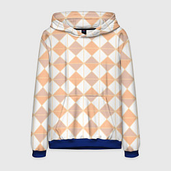 Мужская толстовка Персиковые ромбы