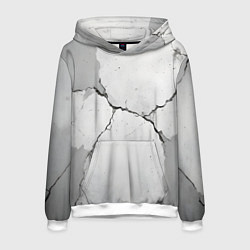 Мужская толстовка Растрескавшийся бетон