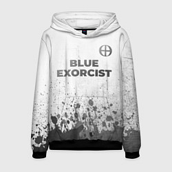 Мужская толстовка Blue Exorcist - white gradient посередине