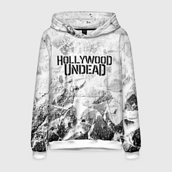 Мужская толстовка Hollywood Undead white graphite