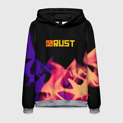 Мужская толстовка RUST neon fire