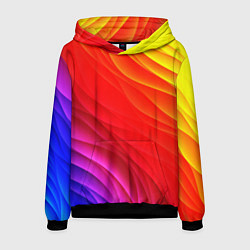 Мужская толстовка Абстрактные волны текстура