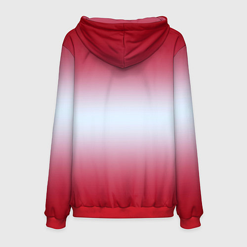 Мужская толстовка Gradient color / 3D-Красный – фото 2