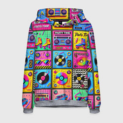 Мужская толстовка Вибрации 90-х вечеринка в стиле ретро