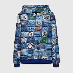 Мужская толстовка Геймерский пиксельный пэчворк