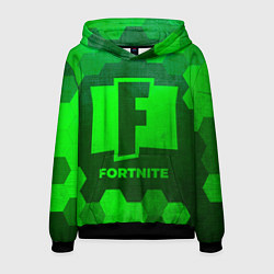 Мужская толстовка Fortnite - green gradient