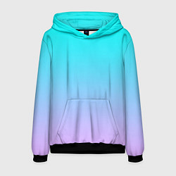 Мужская толстовка Неоновые разводы градиента