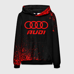 Мужская толстовка Audi - red gradient