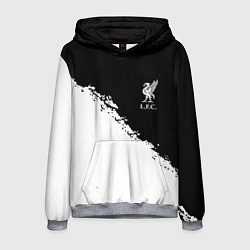 Мужская толстовка Liverpool fc белые краски