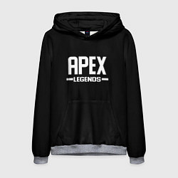 Мужская толстовка Apex legends logo white