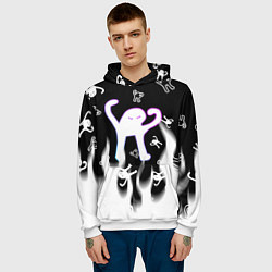 Толстовка-худи мужская Ъуъ съука winter, цвет: 3D-белый — фото 2