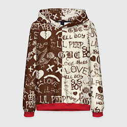 Мужская толстовка Lil peep retro pattern