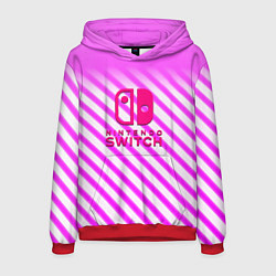 Мужская толстовка Nintendo pink line