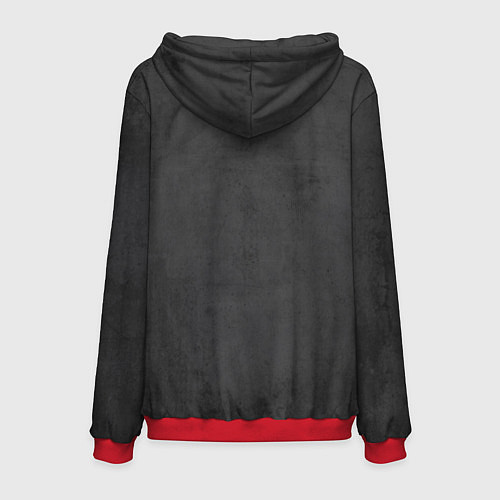 Мужская толстовка Восставший из ада - Мультфильм / 3D-Красный – фото 2