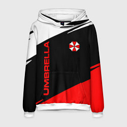 Толстовка-худи мужская Umbrella corporation - resident evil, цвет: 3D-белый